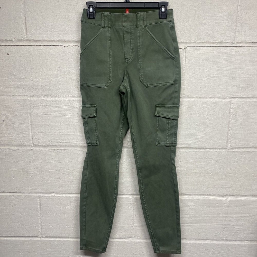 SPANX Olive Green Cargo Jumpsuit Pants